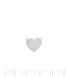 Stainless Steel Heart Necklace 14mm