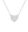 Stainless Steel Heart Necklace 14mm