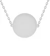 Stainless Steel Round Necklace 30mm