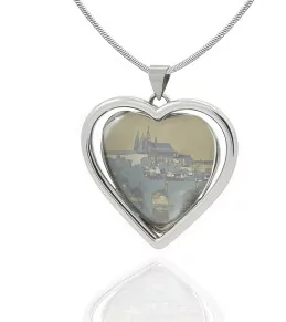 Heart pendant with engraving