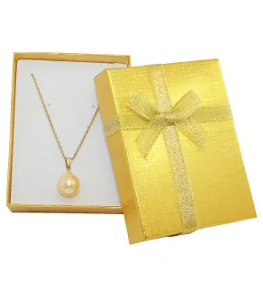 Gold paper gift box 10x8cm
